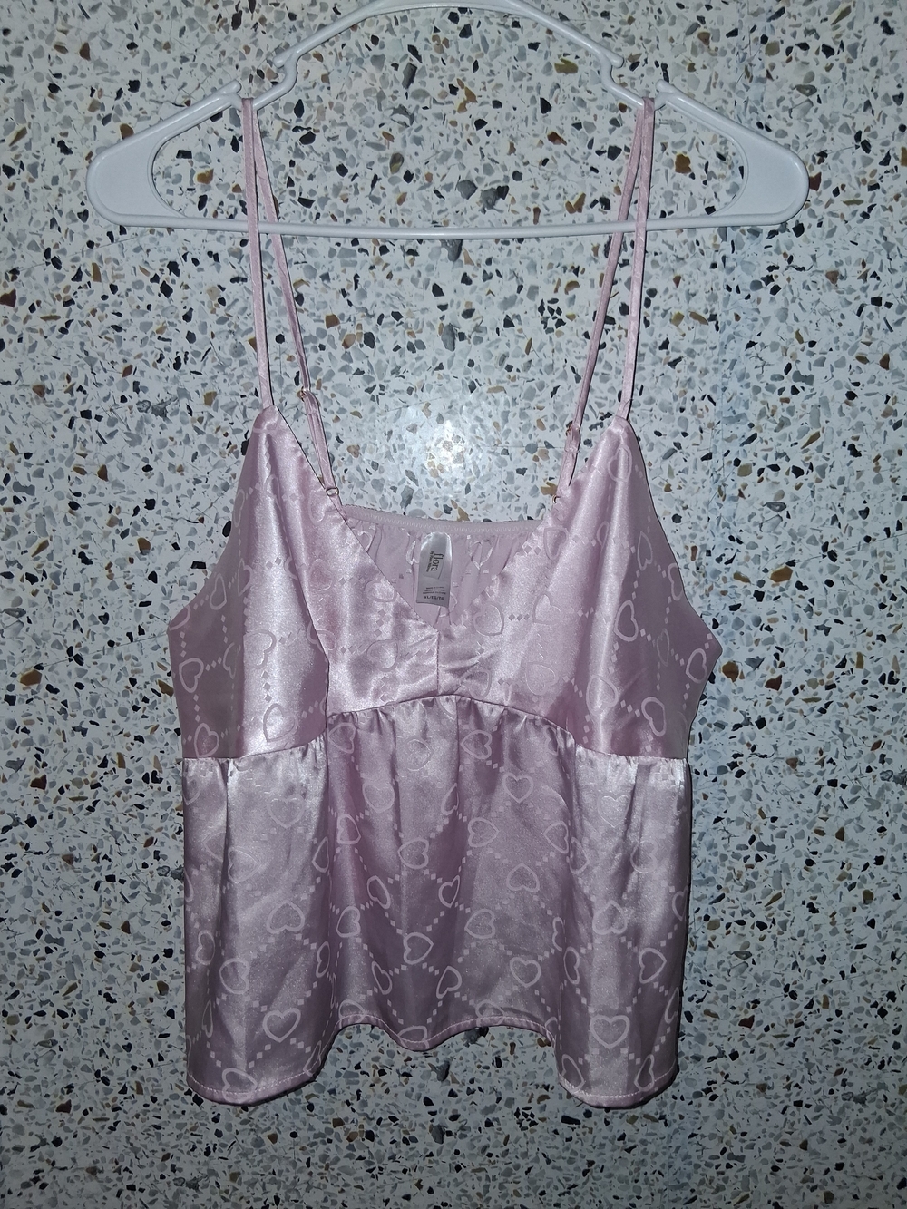 Women's Flora Cami Pajama Top Pink Size XL